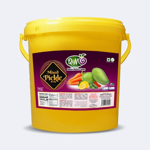 Q&N FLAVORS MIX PICKLE 10KG