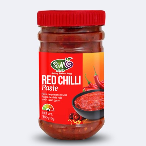 Q&N FLAVORS RED CHILLI PASTE 340GM