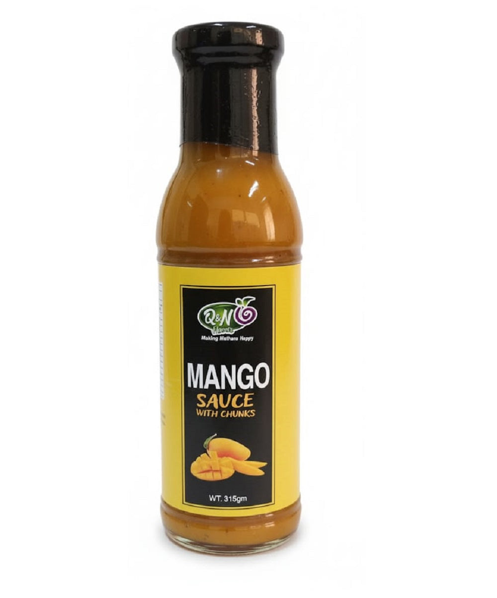 Q&N FLAVORS MANGO CHUTNEY WITH CHUNKS 315GM