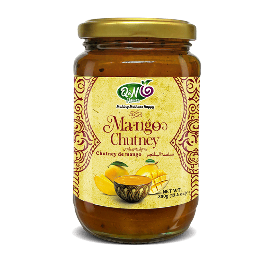 Q&N FLAVORS MANGO CHUTNEY 380GM
