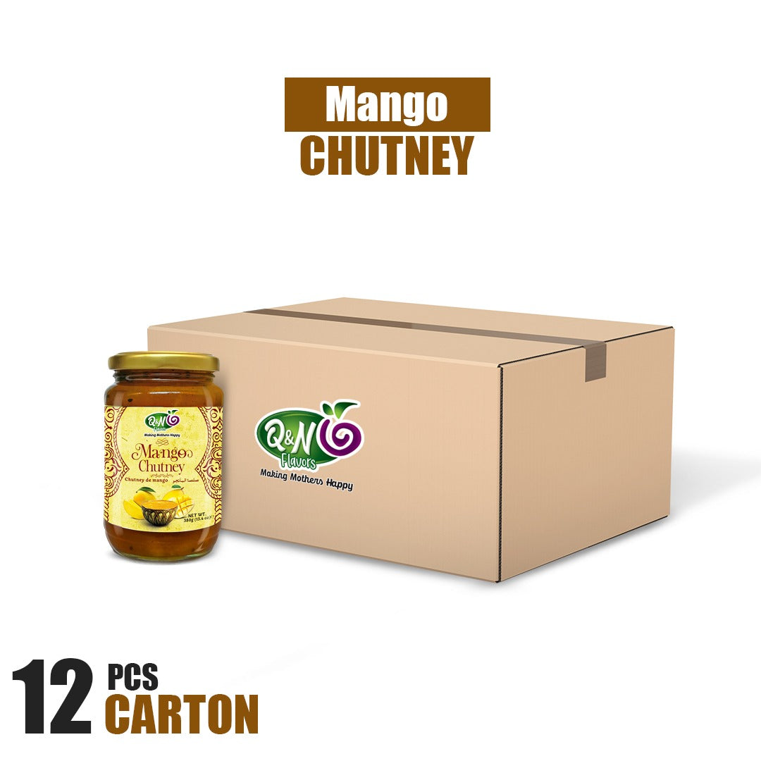 Q&N FLAVORS MANGO CHUTNEY 380GM (12Pcs Carton)