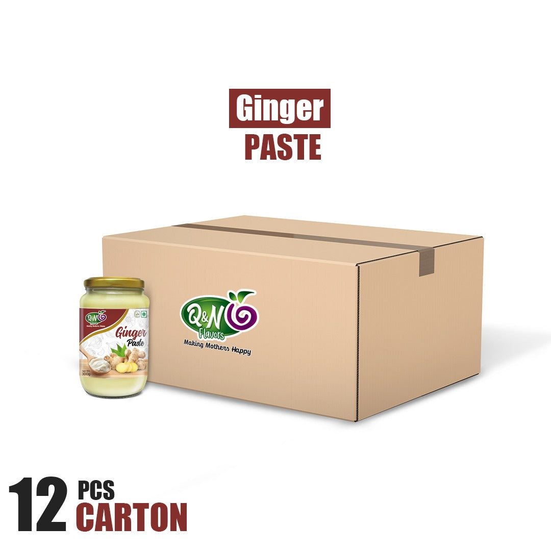 Q&N FLAVORS GINGER PASTE 300GM (12Pcs Carton)