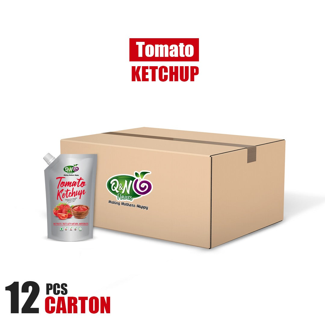 Q&N FLAVORS TOMATO KETCHUP 400GM (12Pcs Carton)