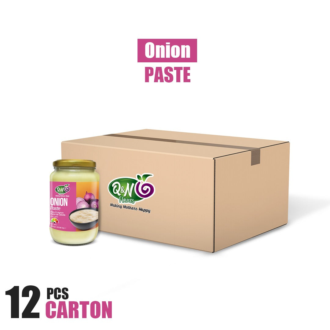 Q&N FLAVORS ONION PASTE 300GM (12Pcs Carton)