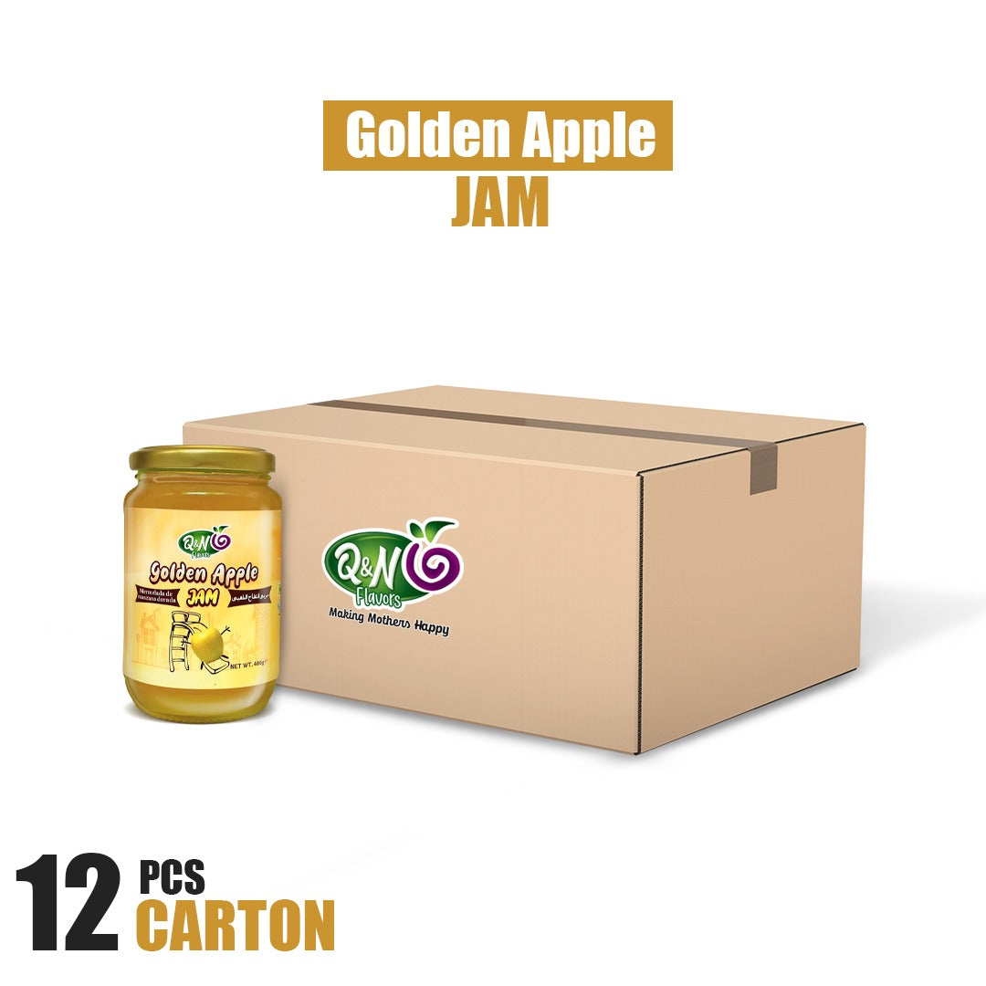 Q&N FLAVORS GOLDEN APPLE JAM 400GM (12Pcs Carton)