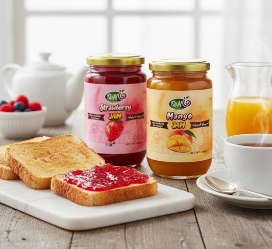 Q&N Flavors Strawberry Jam and Mango Jam - 400gm