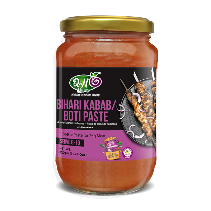 Q&N FLAVORS BIHARI KABAB/BOTI PASTE 320GM