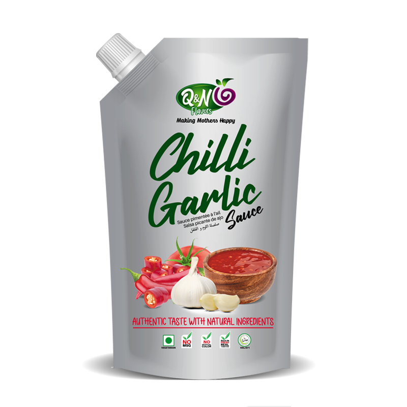 Q&N FLAVORS CHILLI GARLIC SAUCE 400 GM