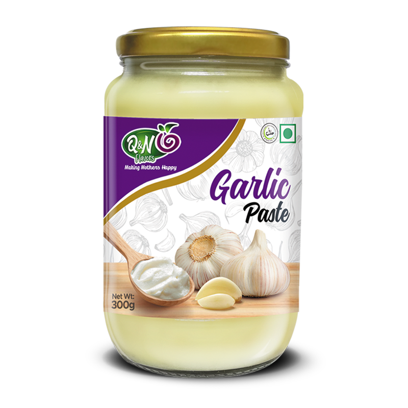 Q&N FLAVORS GARLIC PASTE 300GM