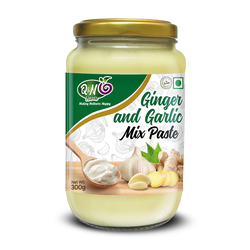 Q&N FLAVORS GINGER GARLIC PASTE 300GM