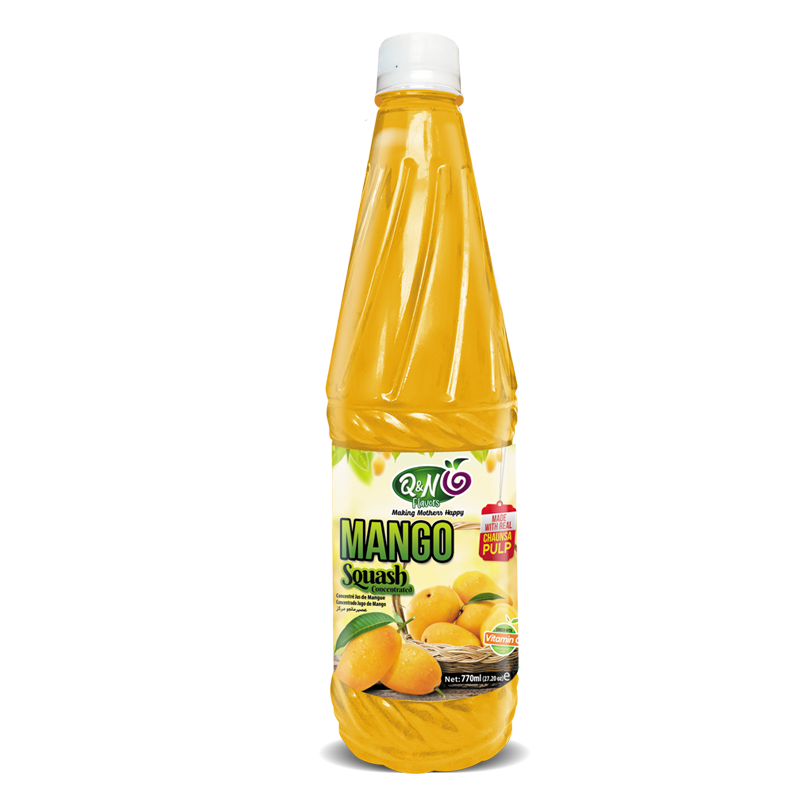 Q&N FLAVORS MANGO SQUASH 770ML