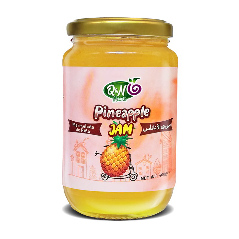 Q&N FLAVORS PINEAPPLE JAM 400GM