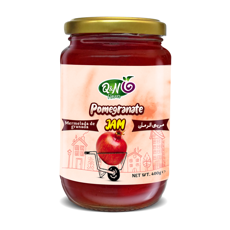 Q&N FLAVORS POMEGRANATE JAM 400GM