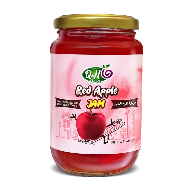 Q&N FLAVORS RED APPLE JAM 400GM
