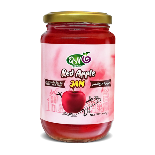 Q&N FLAVORS RED APPLE JAM 400GM
