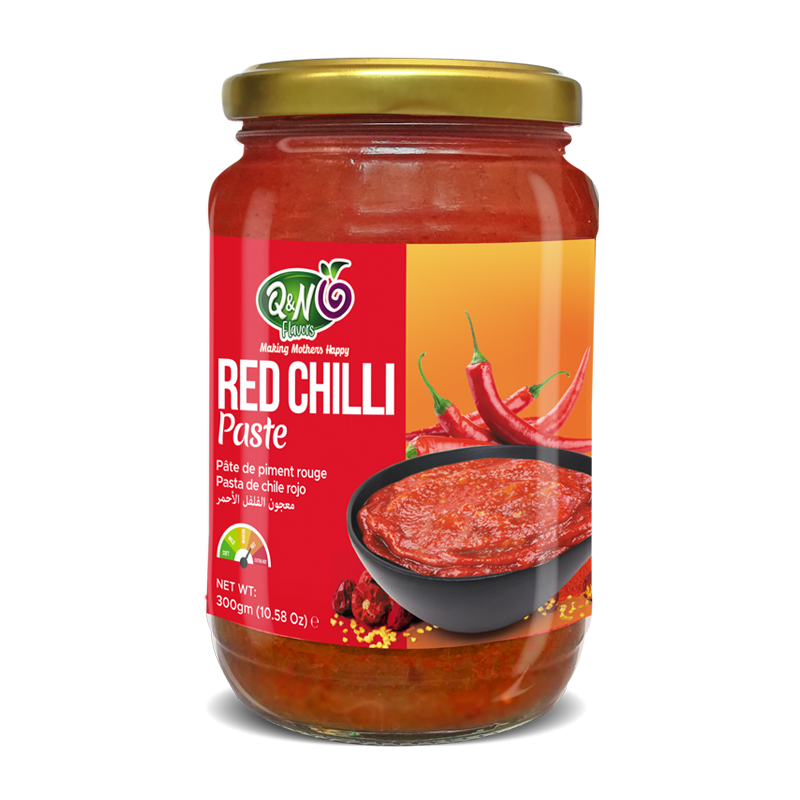 Q&N FLAVORS RED CHILLI PASTE 300GM