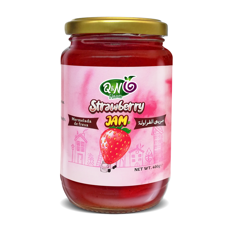 Q&N FLAVORS STRAWBERRY JAM 400GM
