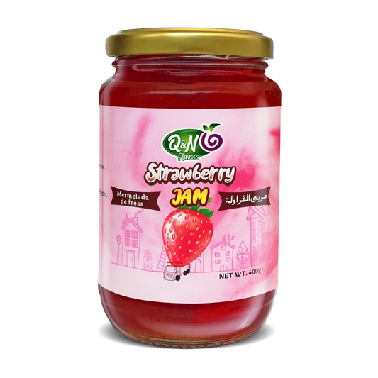 Q&N FLAVORS STRAWBERRY JAM 400GM