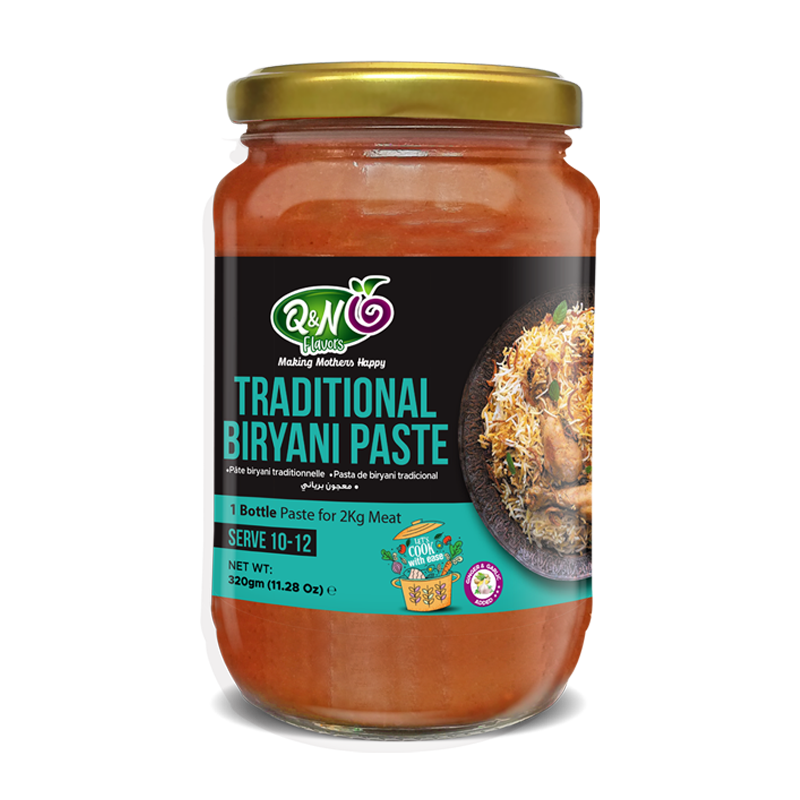 Q&N FLAVORS TRADITIONAL BIRYANI PASTE 320GM