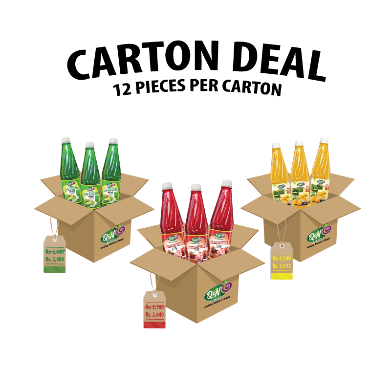 Syrup Carton Deal (12 pieces per carton)