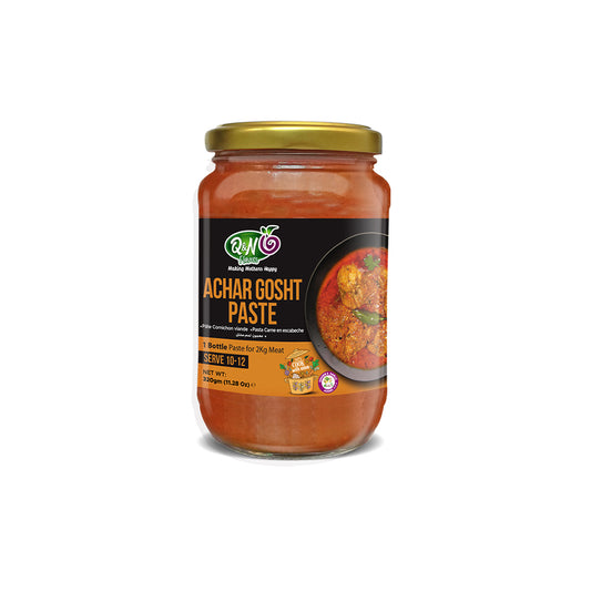 Q&N Flavors Achar Gosht Paste – 320g | Authentic Spicy Cooking Paste