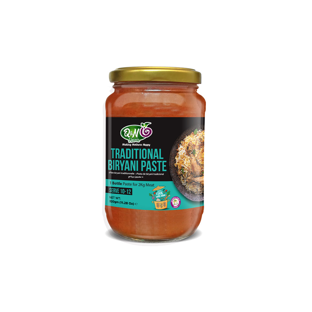 Q&N Flavors Biryani Paste – 320g | Authentic Spicy Biryani Masala