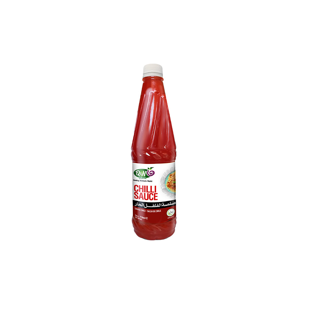 Q&N Flavors Chilli Sauce – 770ml | Spicy & Tangy Table Sauce