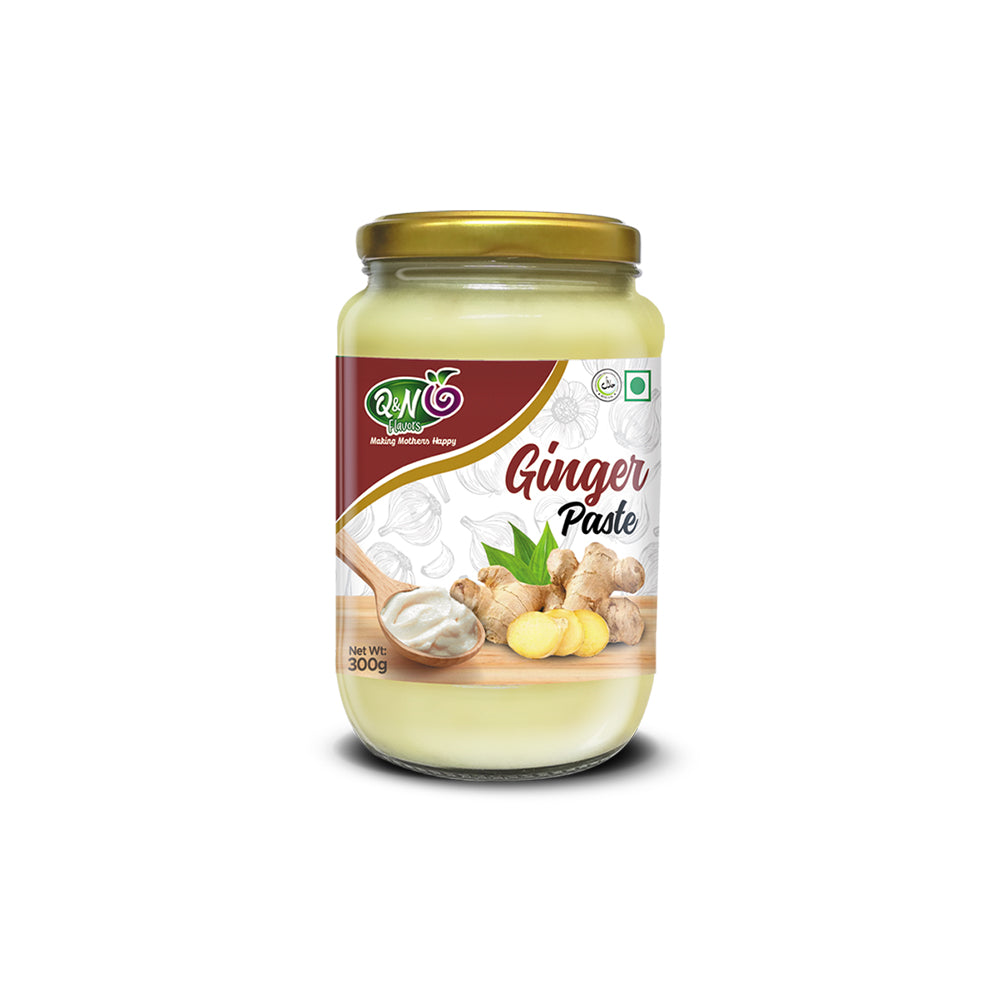 Q&N Flavors Ginger Paste – 300g | Fresh & Aromatic Cooking Paste