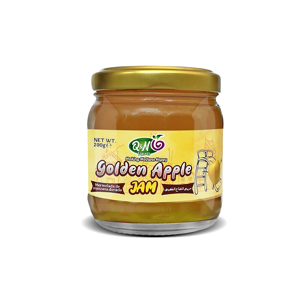 Q&N Flavors Golden Apple Jam – 200g | Sweet & Fruity Spread