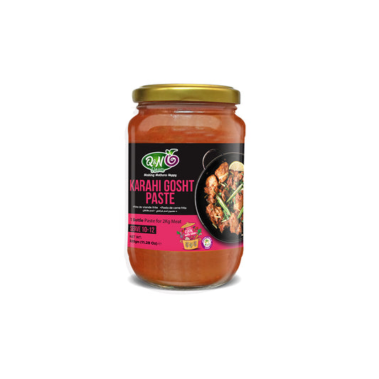 Q&N Flavors Karahi Gosht Paste – 320g | Authentic Desi Cooking Paste