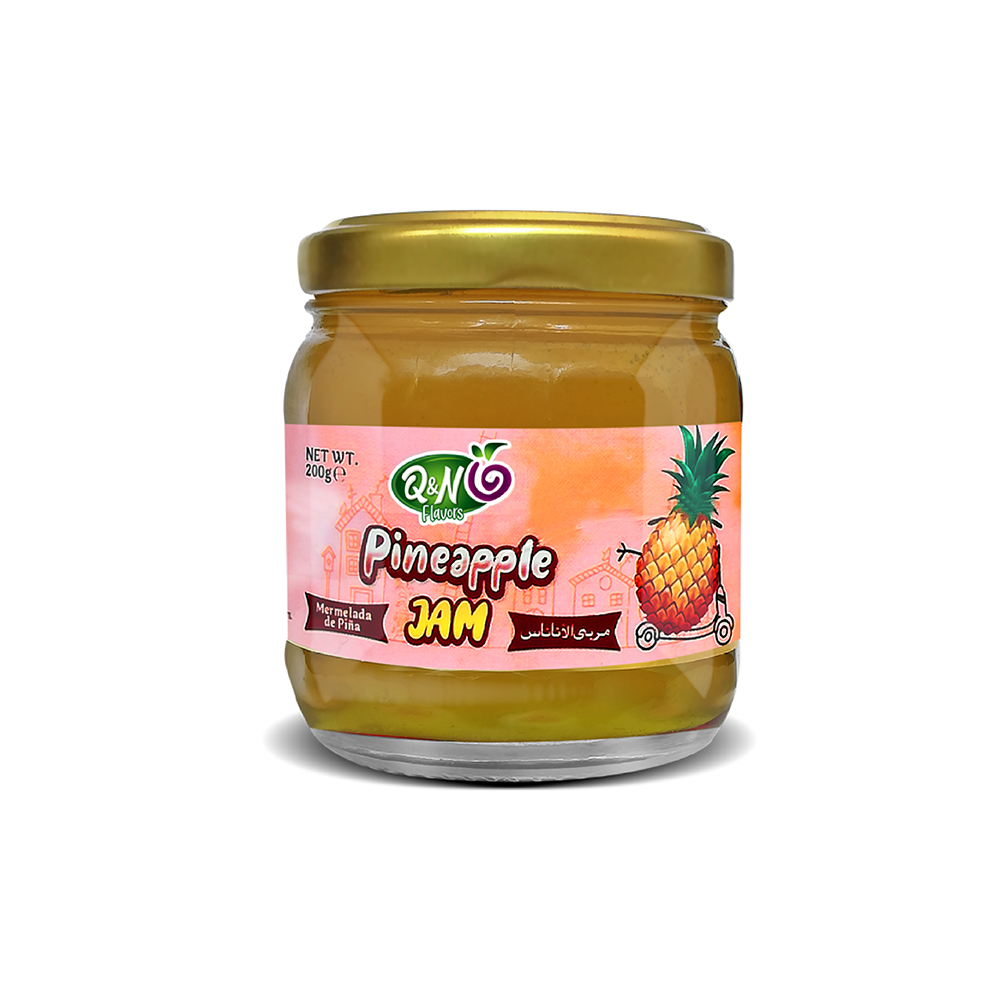 Q&N Flavors Pineapple Jam – 200g | Sweet & Tangy Fruit Spread