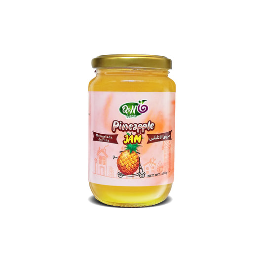 Q&N Flavors Pineapple Jam – 400g | Sweet & Tangy Fruit Spread