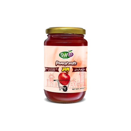 Q&N Flavors Pomegranate Jam – 400g | Sweet & Fruity Spread
