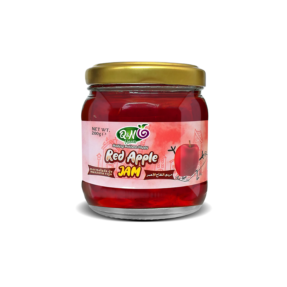 Q&N Flavors Red Apple Jam – 200g | Sweet & Fruity Spread