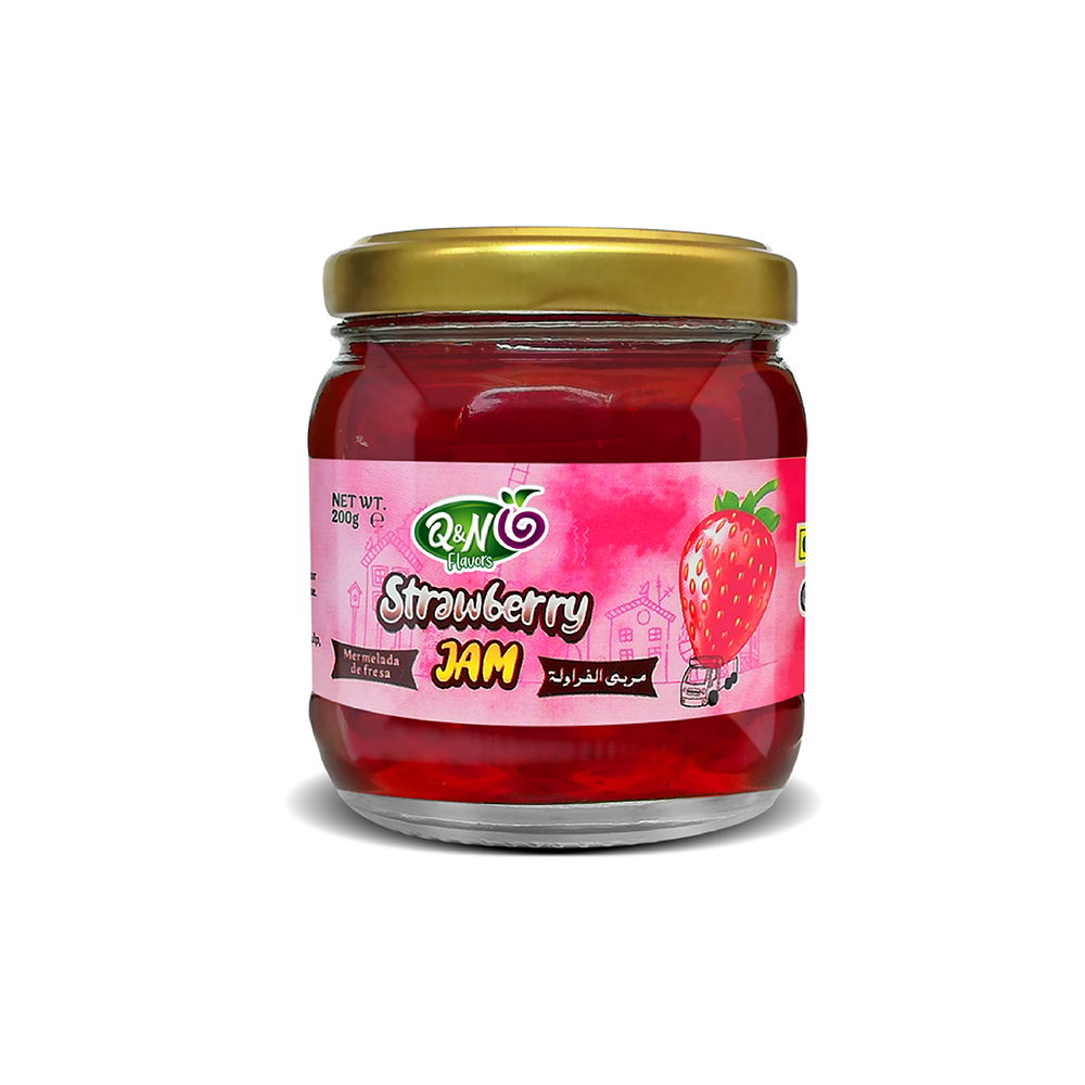 Q&N Flavors Strawberry Jam – 200g | Sweet & Fruity Spread