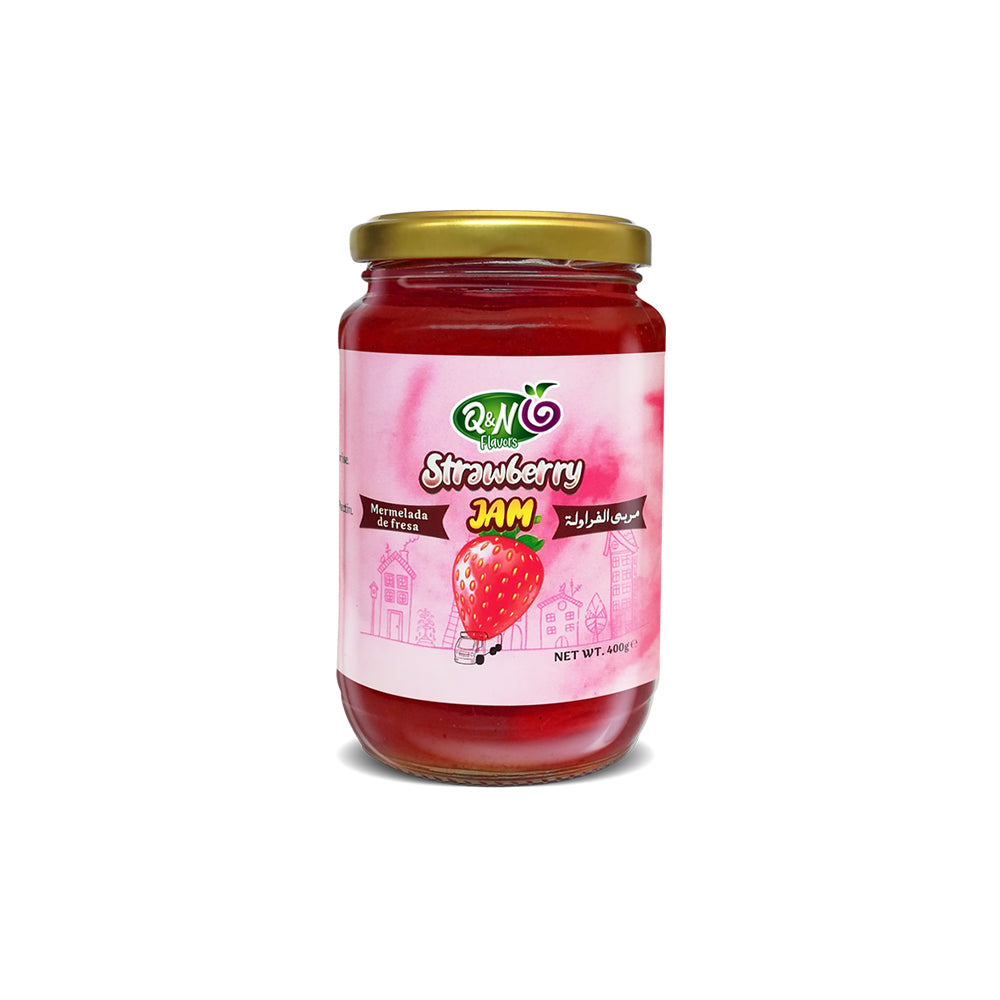 Q&N Flavors Strawberry Jam – 400g | Sweet & Fruity Spread