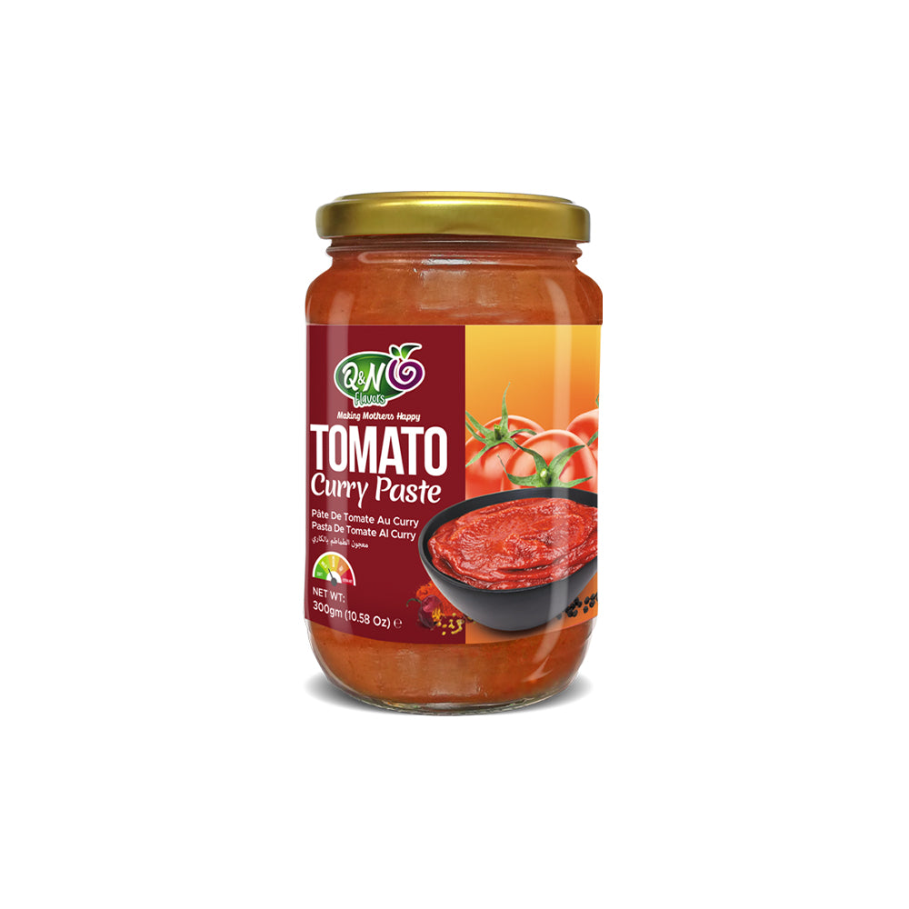Q&N Flavors Tomato Curry Paste – 300g | Rich & Flavorful Cooking Paste