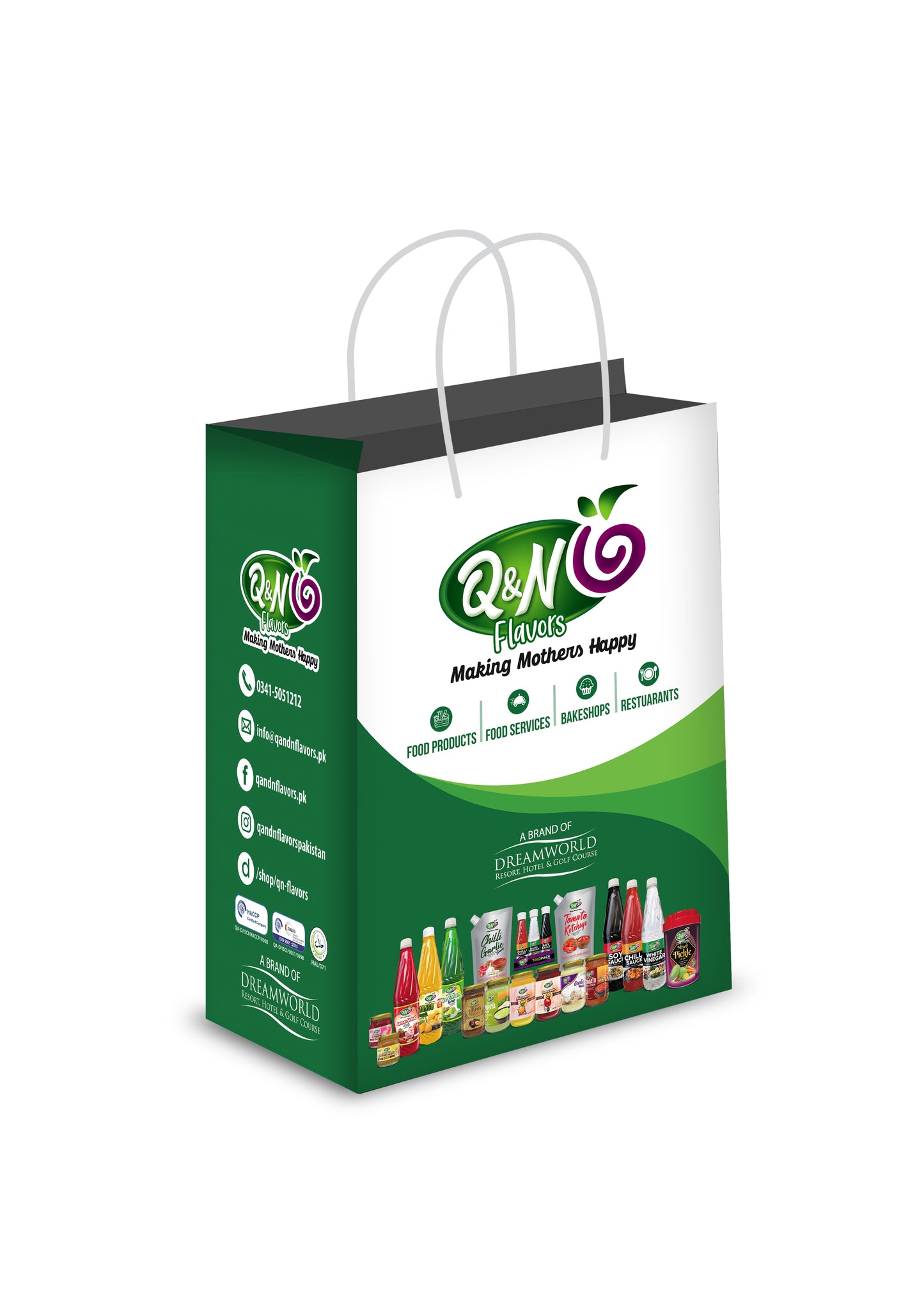 Q&N FLAVORS Bag With Lamination (Medium)