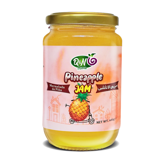 Q&N FLAVORS PINEAPPLE JAM 400GM