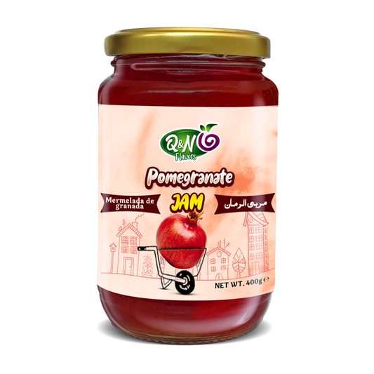 Q&N FLAVORS POMEGRANATE JAM 400GM