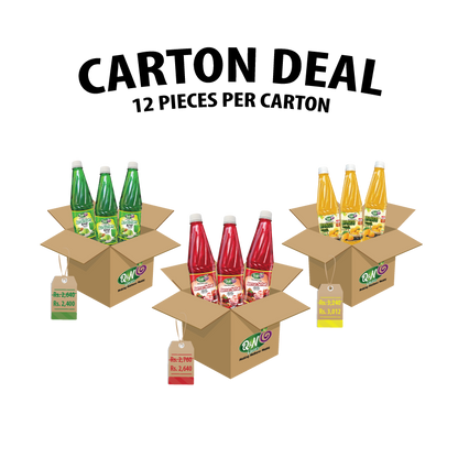 Syrup Carton Deal (12 pieces per carton)